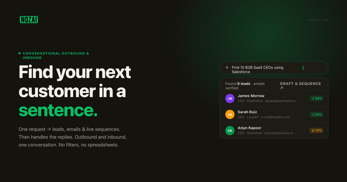 Conversational GTM platform